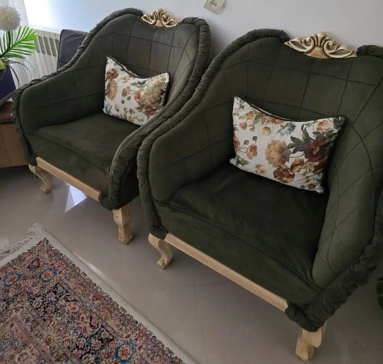 فروش یک دست مبل ۷ نفره|مبلمان خانگی و میز عسلی|کاشمر, |دیوار