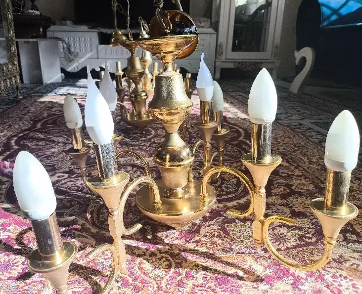 سه عدد لوستر سالم|لوستر و چراغ آویز|کرمان, |دیوار