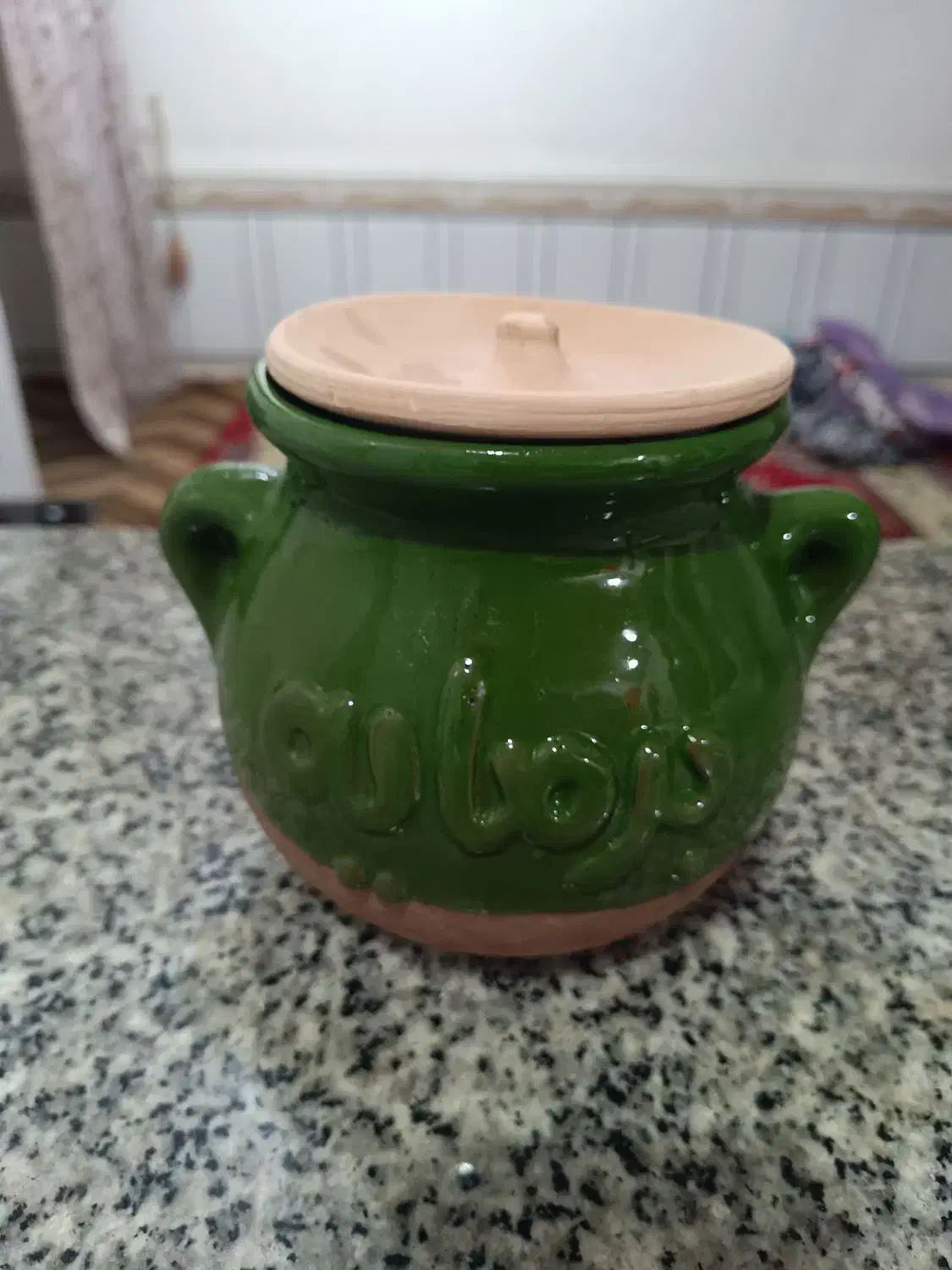 ظرف سفالی لعاب دار اصل نونو|ظروف سرو و پذیرایی|گتوند, |دیوار