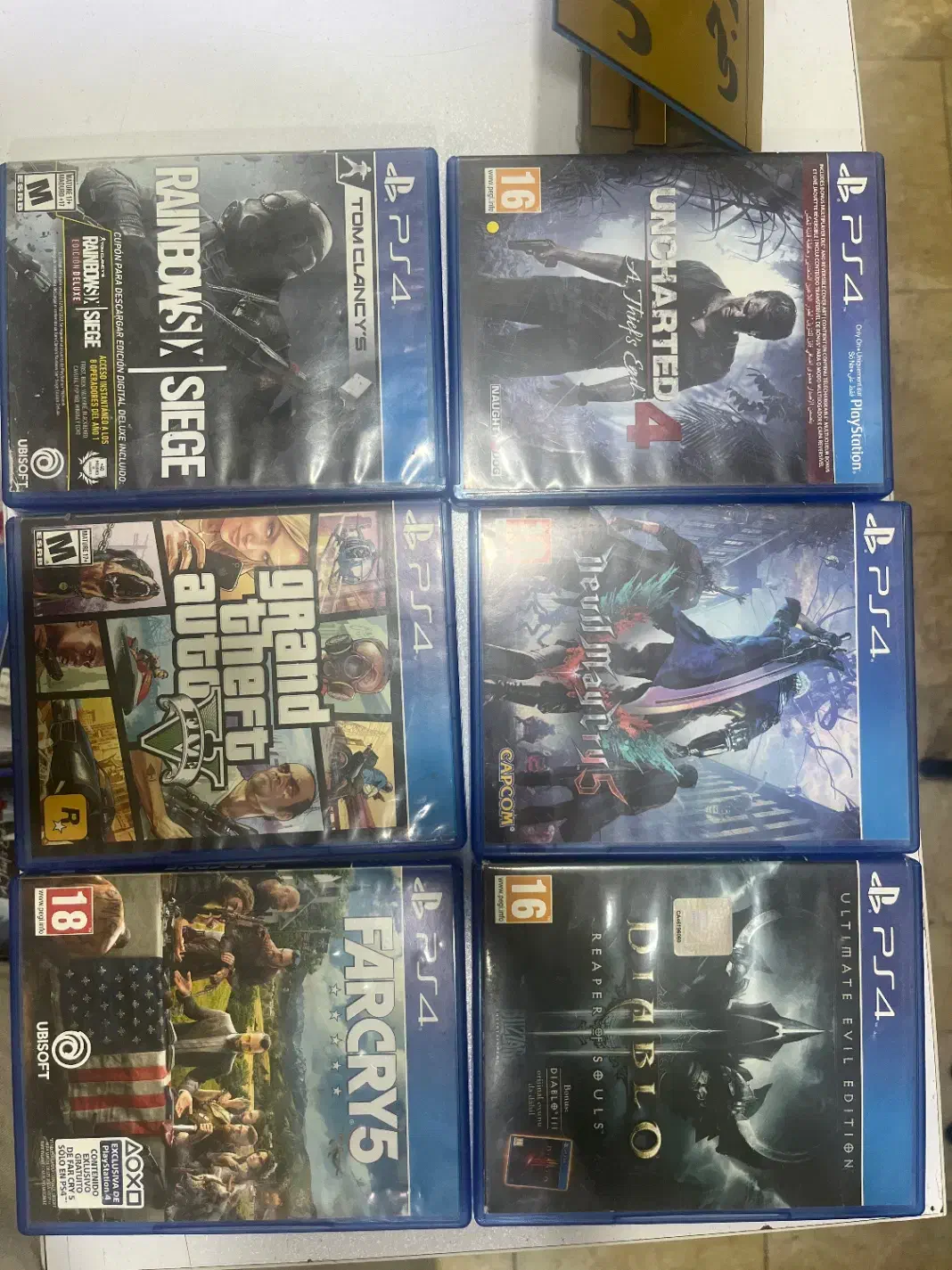تعدادی دیسک بازی ps4 و ps5|کنسول، بازی ویدئویی و آنلاین|تهران, نارمک جنوبی|دیوار