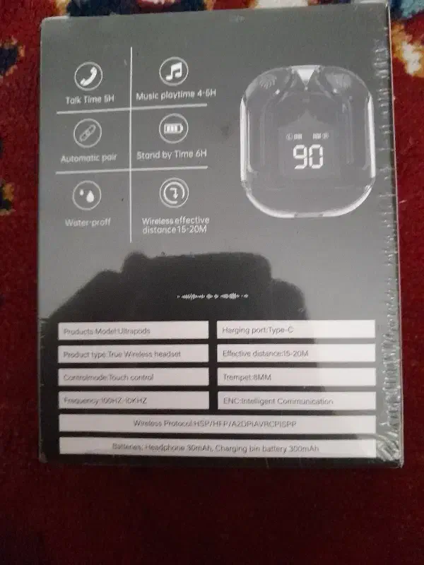 ایرپاد شیشه ای اصلی (Ultapods Max)|قطعات و لوازم جانبی رایانه|یزد, |دیوار