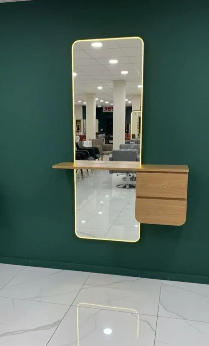 ست آینه بک لایت و کنسول دو کشو طرح تابان|آینه|مشهد, حجت|دیوار