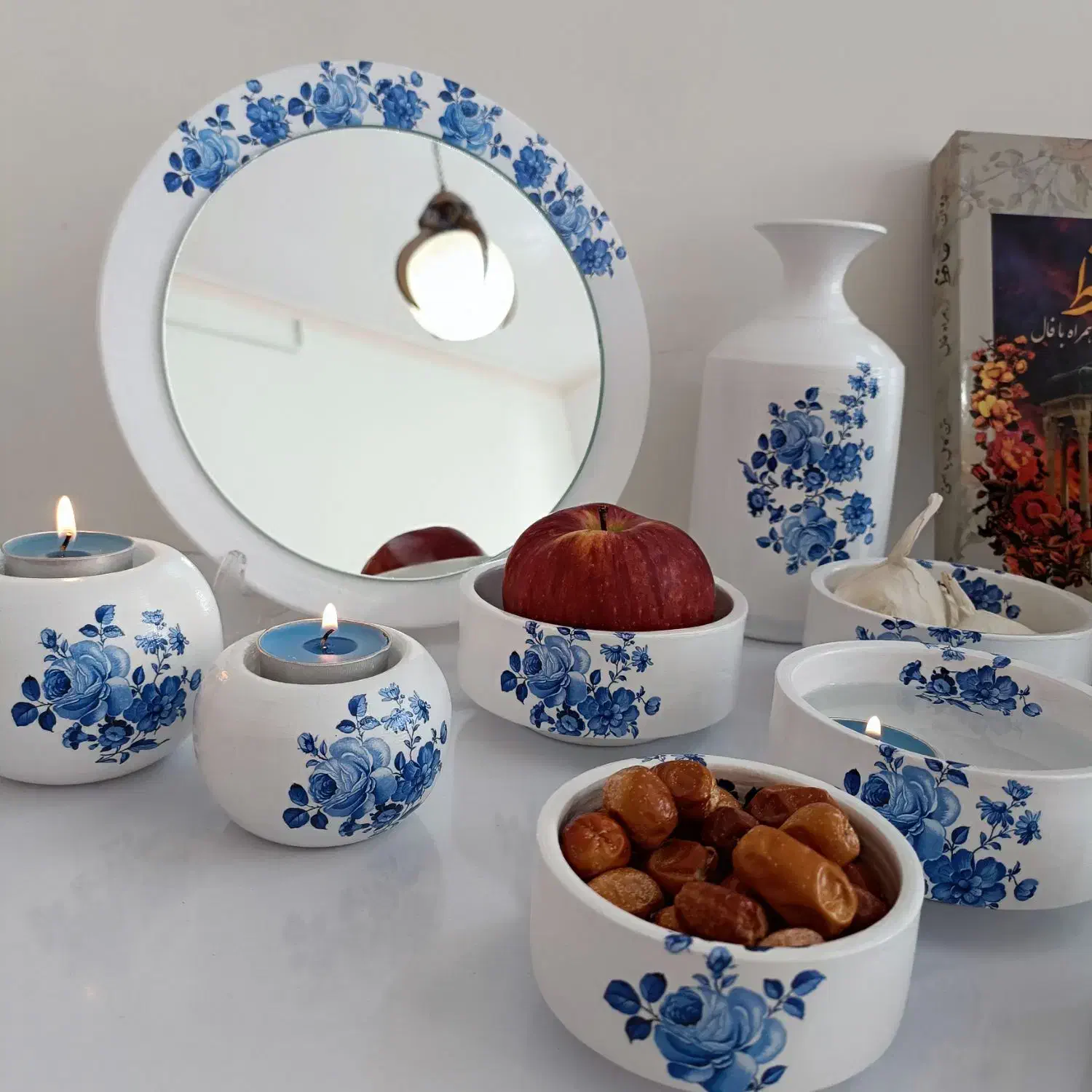 ست هفتسین و یلدایی|صنایع دستی و سایر لوازم تزئینی|سمنان, |دیوار