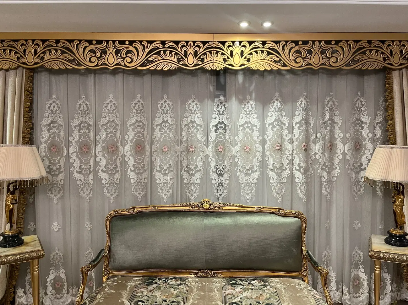 پرده|پرده، رانر، رومیزی|تهران, شهرک آزمایش|دیوار
