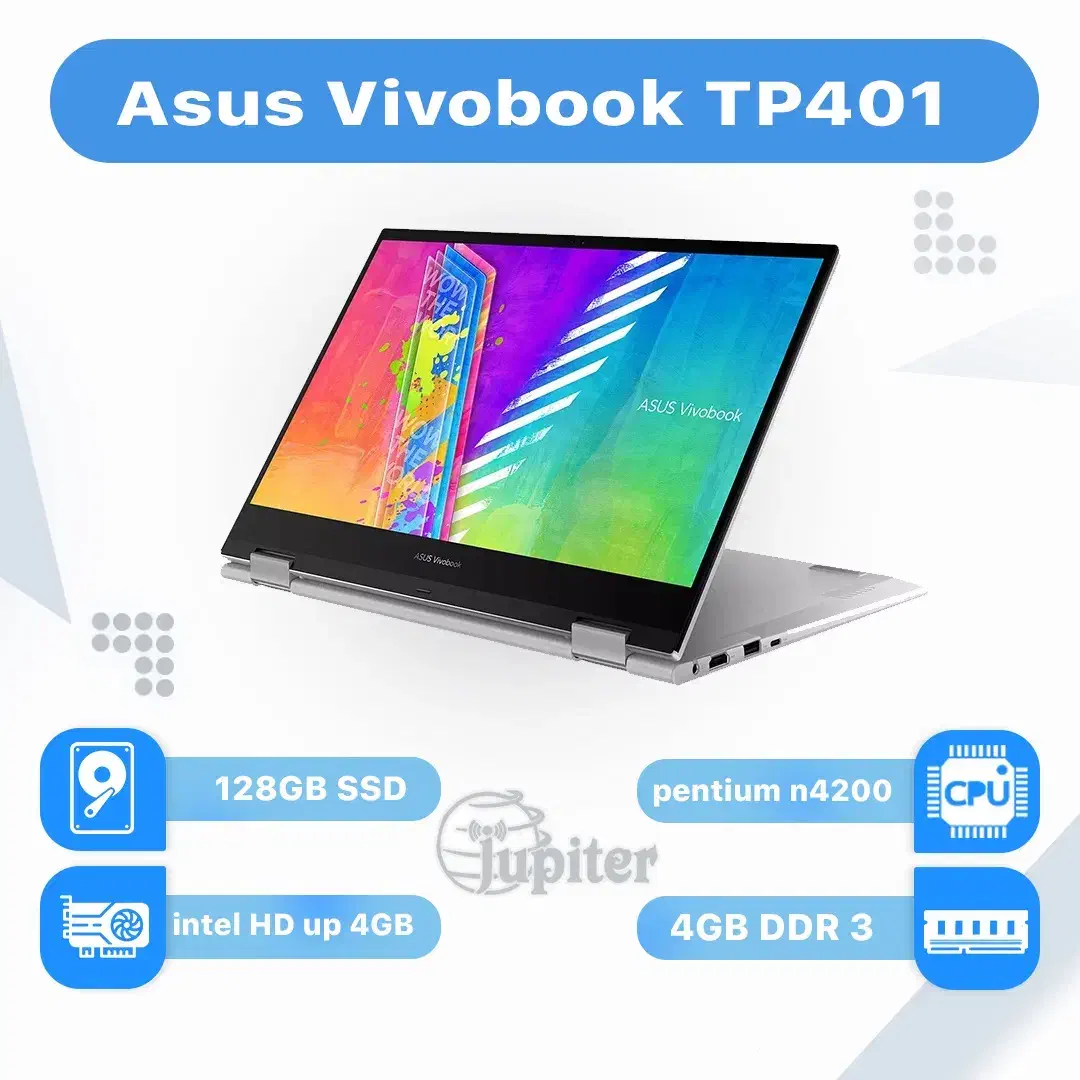 لپ‌تاپ ایسوس Asus Vivobook TP401|رایانه همراه|محمدیه-قزوین, |دیوار
