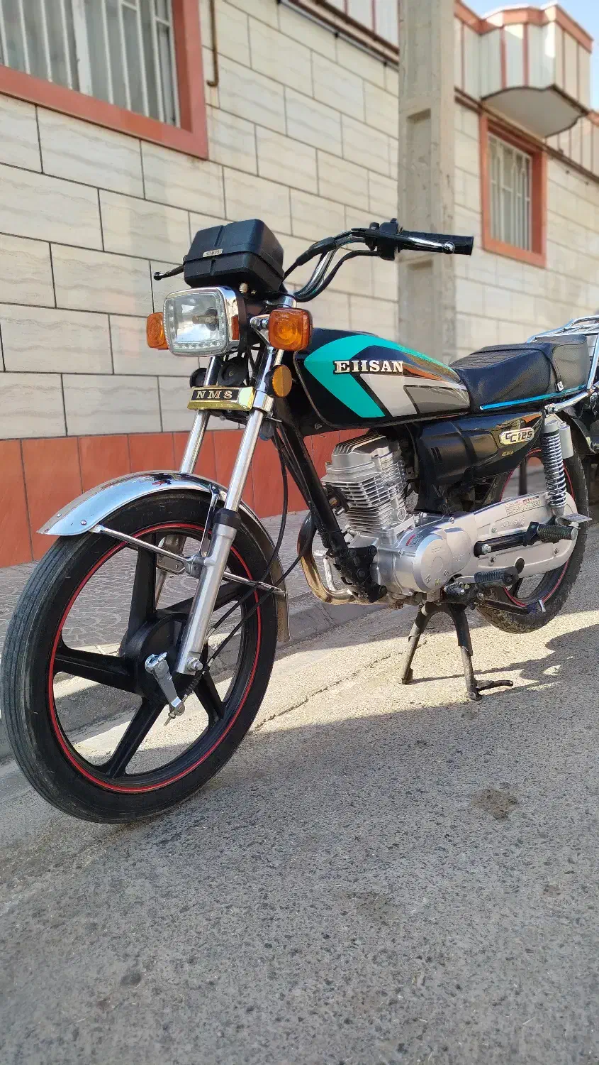 موتور احسان۱۲۵چهار دنده بی استارت|موتورسیکلت|کاشمر, |دیوار