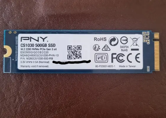 SSD PNY 500GB NVMe M.2|قطعات و لوازم جانبی رایانه|تهران, شهرک استقلال|دیوار