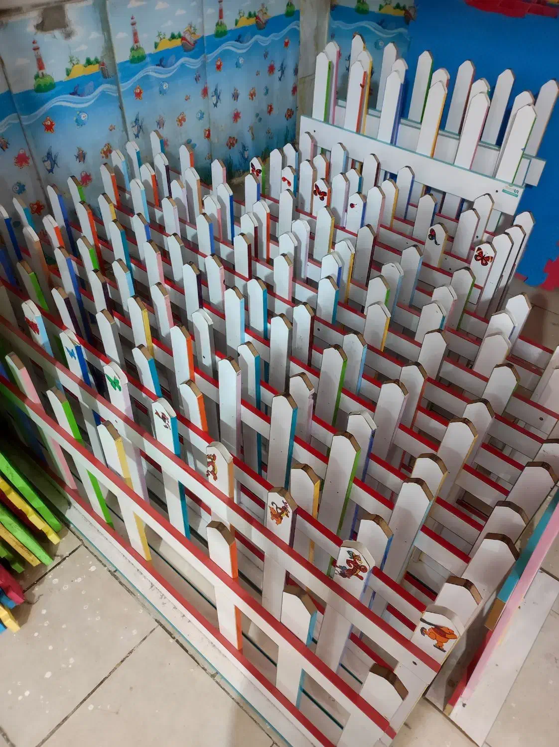 چوب mdf|کتابخانه، شلف، قفسه‌های دیواری|خرم‌آباد, |دیوار