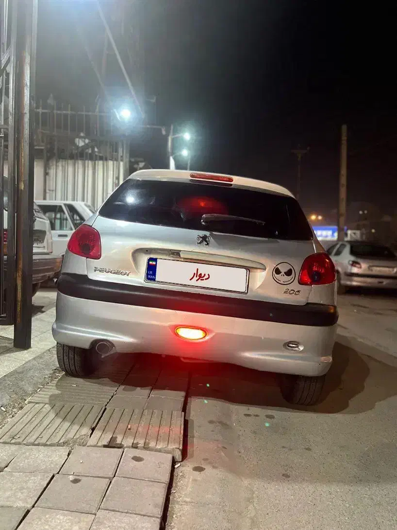 ۲۰۶مدل۸۳تیپ ۳(استثنایی)|خودرو سواری و وانت|رشت, جهاد|دیوار