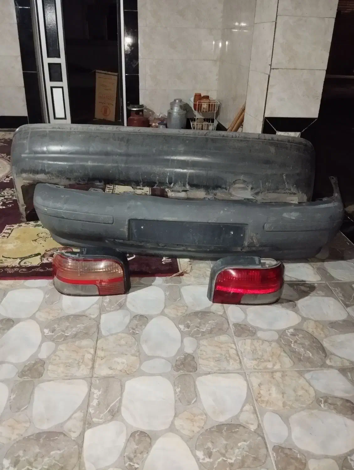 سپر عقب جلو پراید و جفت چراغ خطر|قطعات یدکی و لوازم جانبی|انبارآلوم, |دیوار