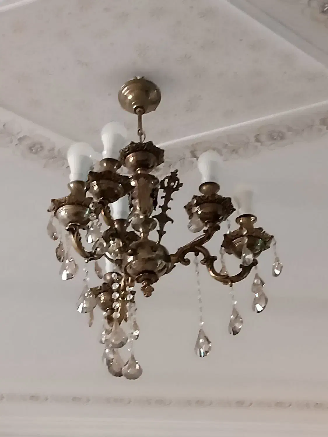 لوستر برنز|لوستر و چراغ آویز|اراک, |دیوار