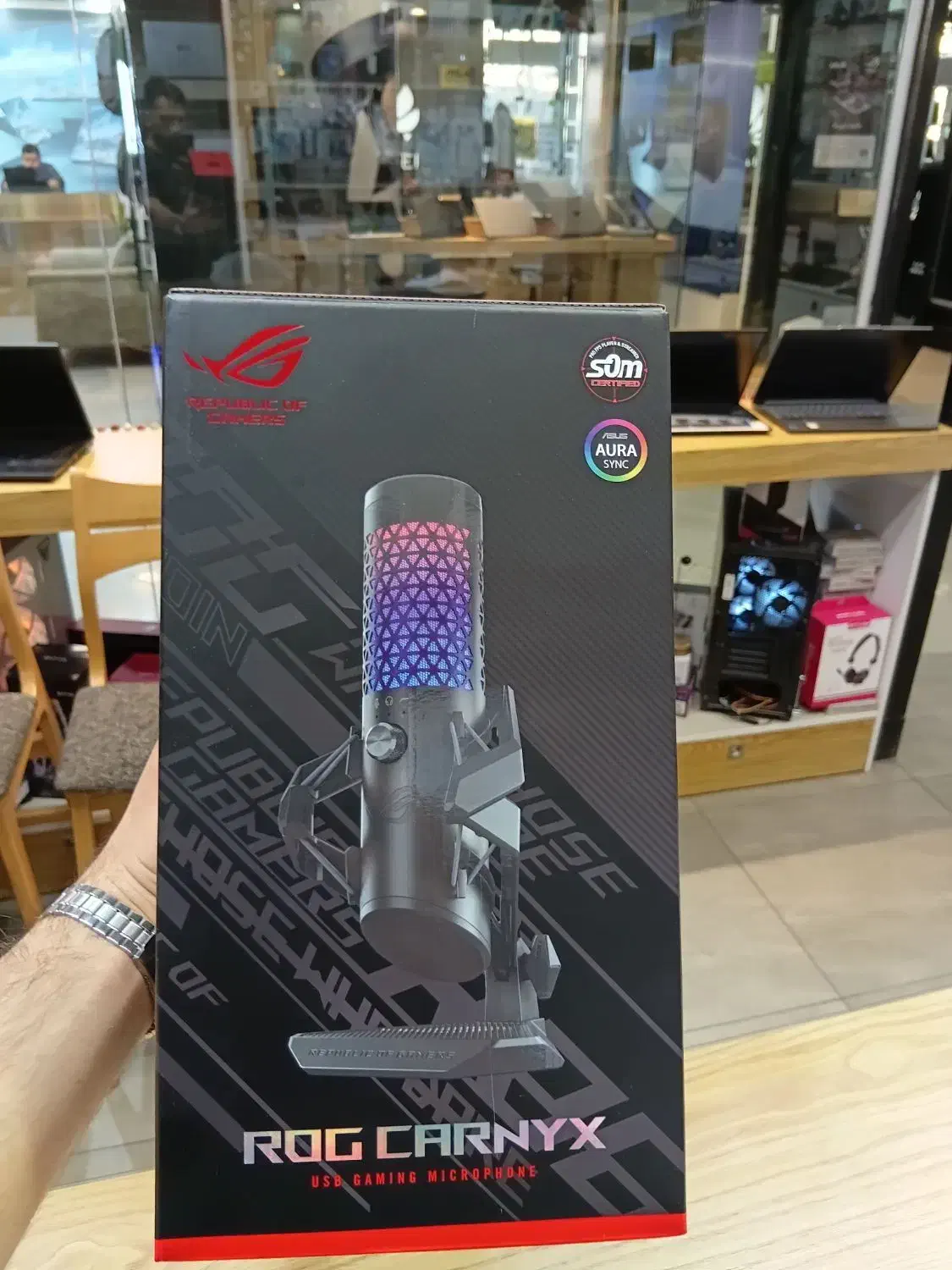 میکروفن ROG|قطعات و لوازم جانبی رایانه|شیراز, ملاصدرا|دیوار