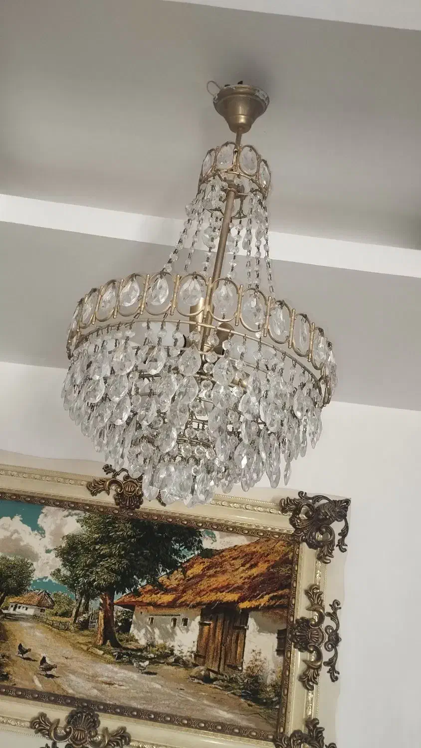 لوستر|لوستر و چراغ آویز|تاکستان, |دیوار