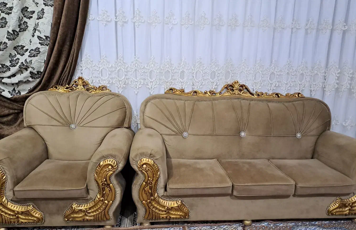 مبل راحتی و میز عسلی|مبلمان خانگی و میز عسلی|ضیاء آباد, |دیوار