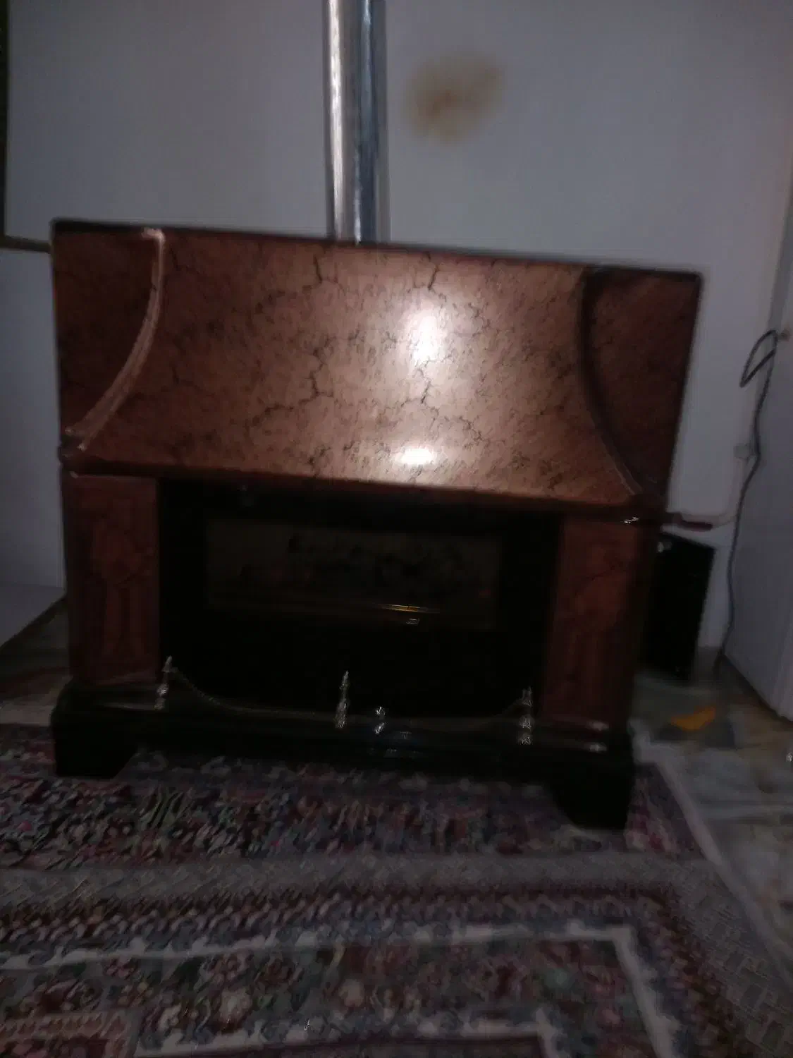 بخاری گاز سوز شومینه ای|بخاری، هیتر، شومینه|رفسنجان, |دیوار