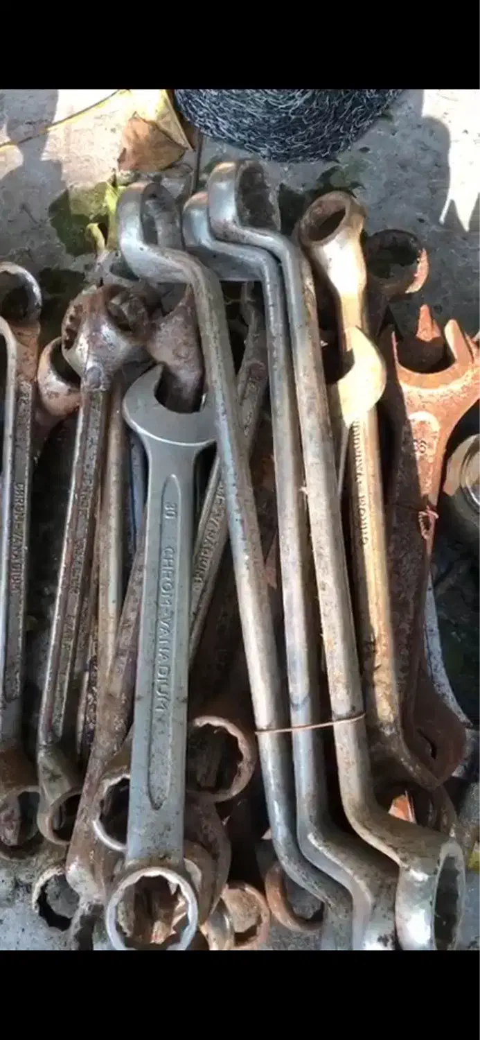 آچار رینگ و تخت سایز بزرگ و ست بوکس|ابزارآلات|رشت, سعدی (تختی)|دیوار