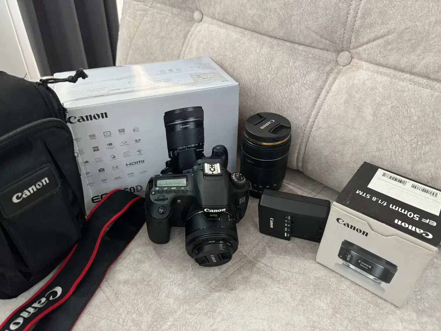 دوربین کنون 60D حرفه ای در حد نو|دوربین عکاسی و فیلم‌برداری|تهران, دستغیب|دیوار