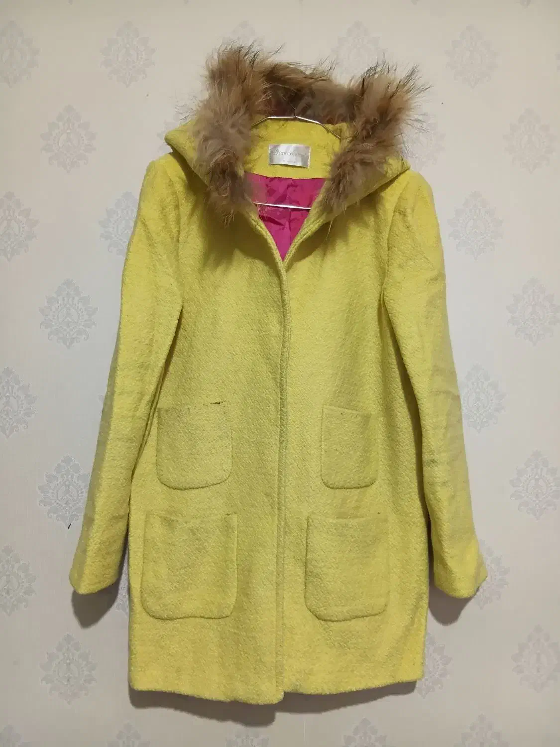 کت آستردار لیمویی گرم سایز ۳۸ ۴۰|لباس|تهران, تهرانسر شمالی|دیوار