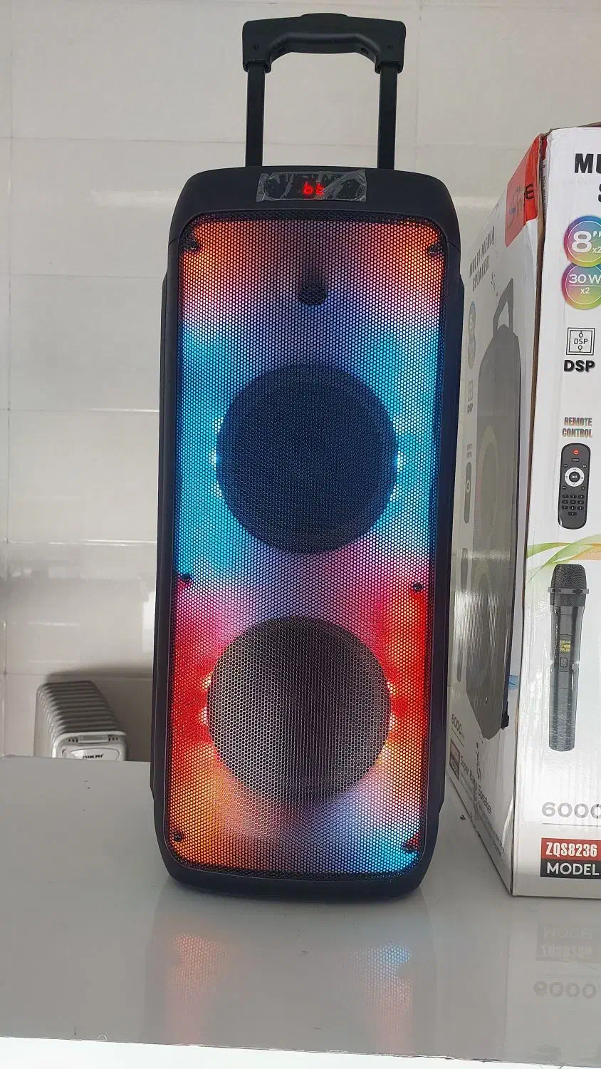 پارتی باکس zqs-8236|پخش‌کننده همراه|دوگنبدان, |دیوار