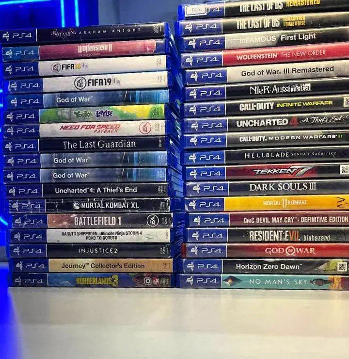 فروش دیسک‌های PS4 و PS5 اکبند و کارکرده|کنسول، بازی ویدئویی و آنلاین|گنبد کاووس, |دیوار