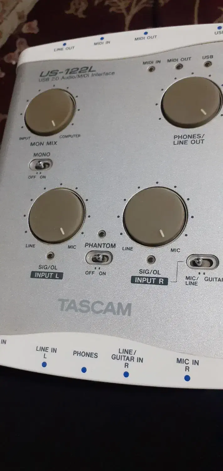 کارت صدا tascam مدل us-122L|صوتی و تصویری|کردکوی, |دیوار