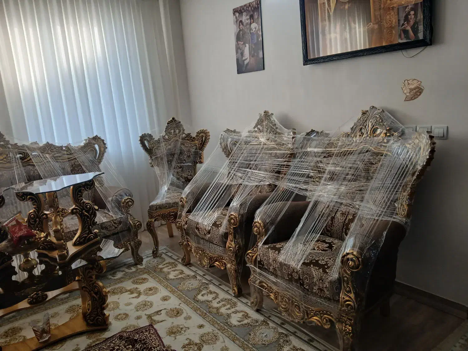 مبل سلطنتی 9نفره|مبلمان خانگی و میز عسلی|اردبیل, |دیوار