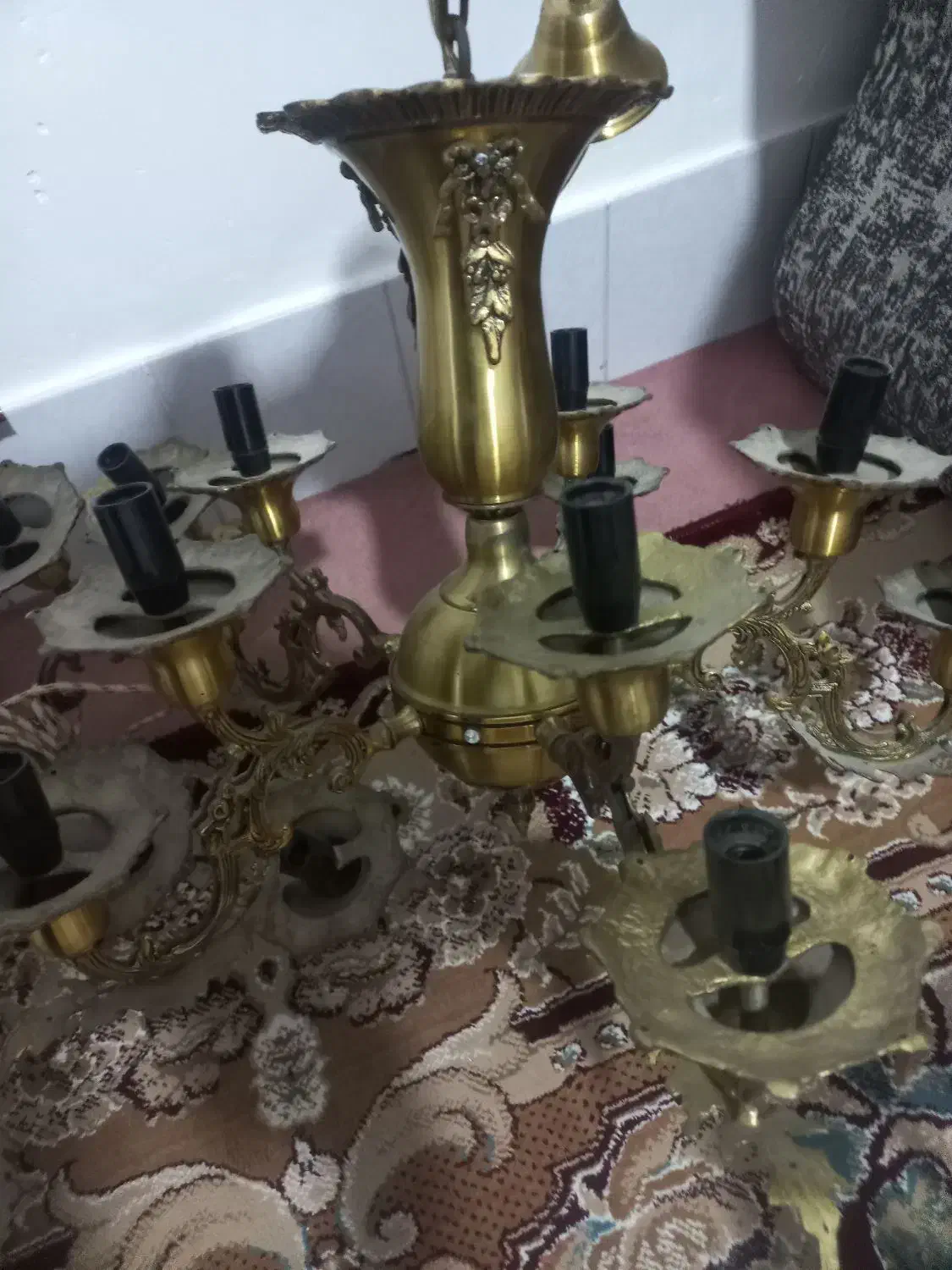 لوستر ۵شاخه اصل اصل|لوستر و چراغ آویز|میانه, |دیوار