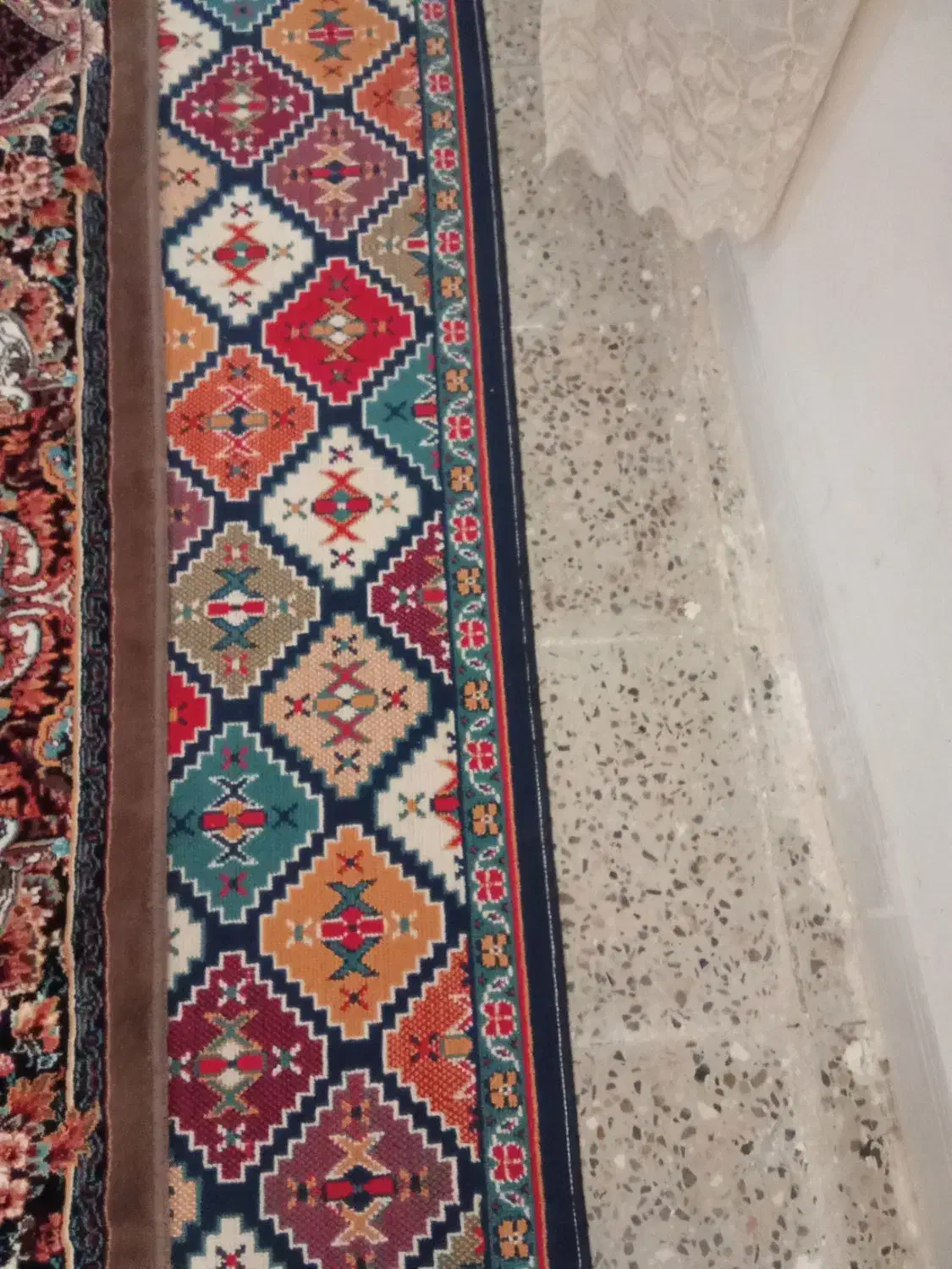 کناره|گلیم، جاجیم، گبه|ایلام, |دیوار