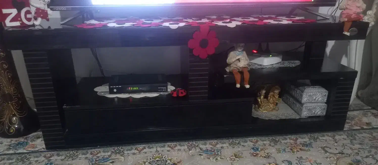 میز tv مشکی|میز تلویزیون|کرمانشاه, |دیوار