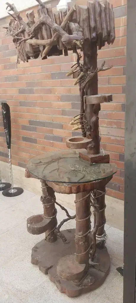 میز بار  بار ایستاده  بار چوبی  اسند بار  کافی بار|بوفه، ویترین، کنسول|شاهین‌شهر, فدک|دیوار