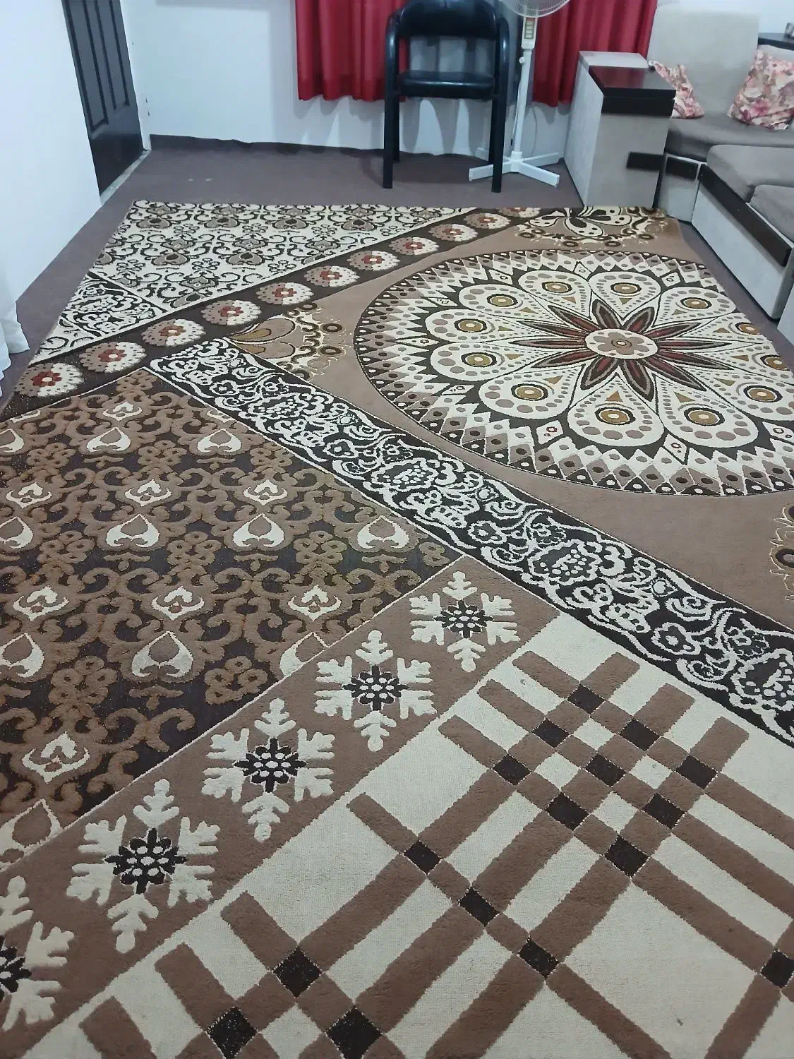 گلیم فرش ۹ متری|گلیم، جاجیم، گبه|بهشهر, |دیوار