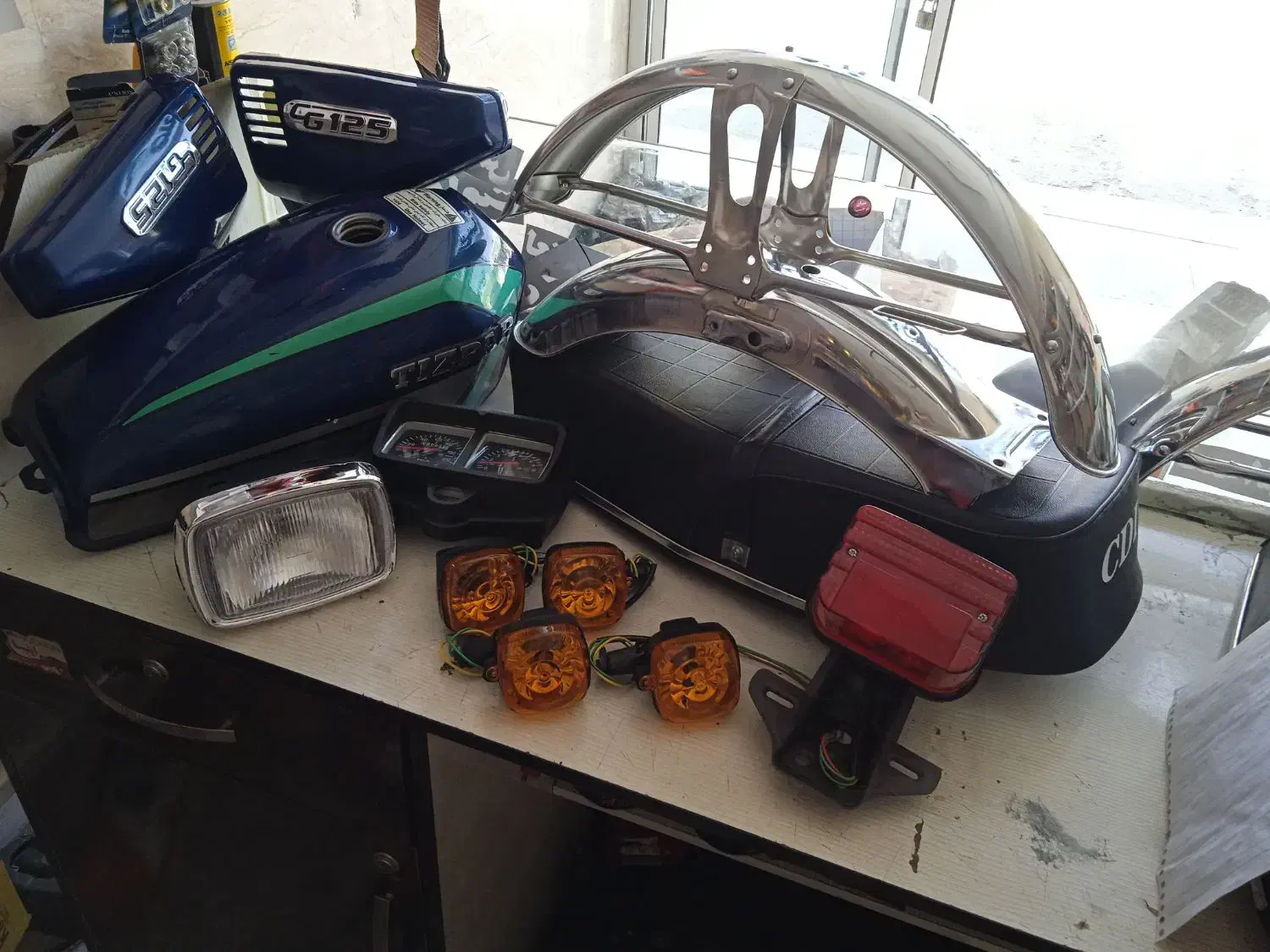 لوازم یدکی موتور سیکلت پک اقتصادی|قطعات یدکی و لوازم جانبی|مشهد, نظام دوست|دیوار