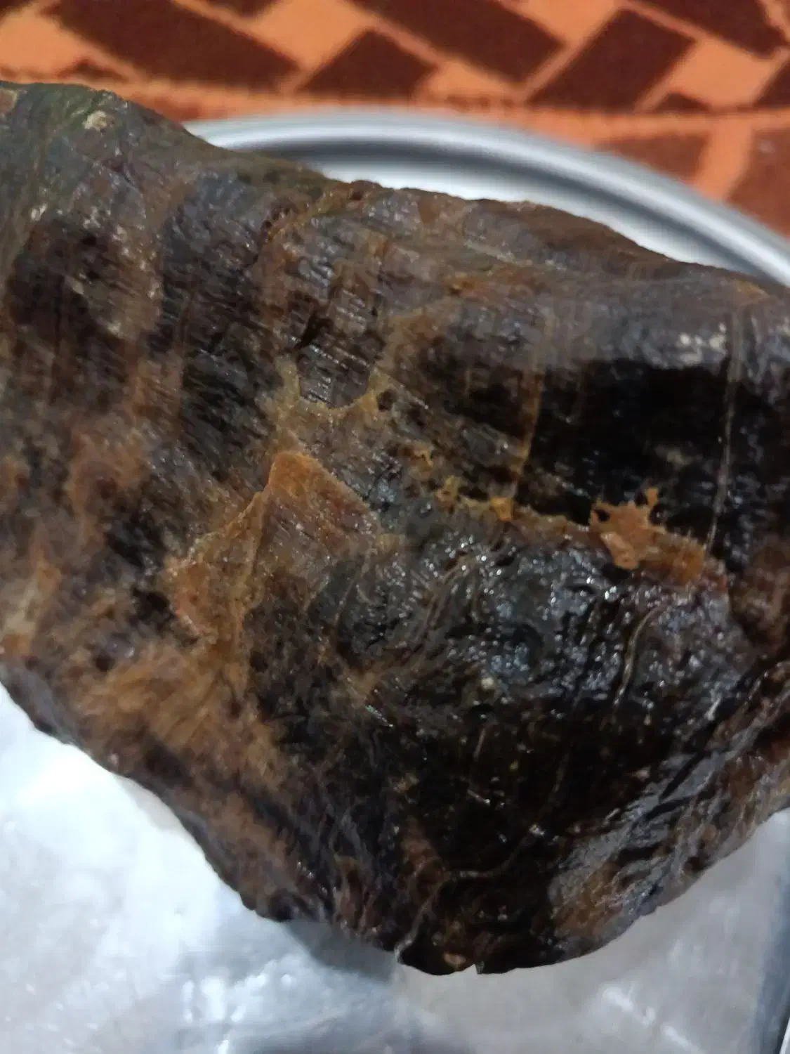 سنگ چوب فسیل شده|کلکسیون اشیاء عتیقه|خرمآباد, |دیوار