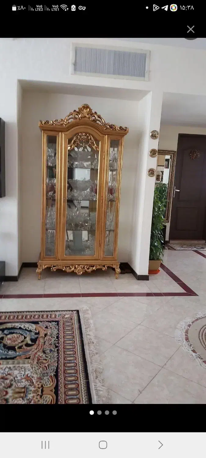 بوفه چهار طبقه|بوفه، ویترین، کنسول|پردیس, فاز ۸|دیوار