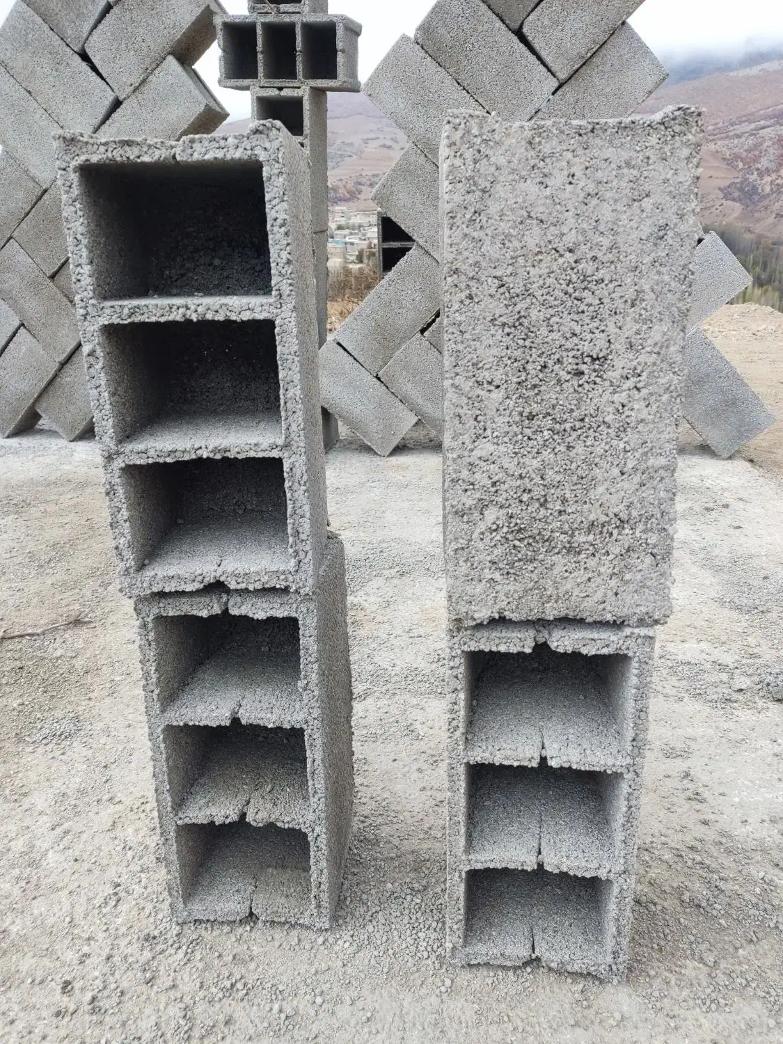 کارگاه بلوک زنی جواد|مصالح و تجهیزات ساختمان|آزادشهر, |دیوار