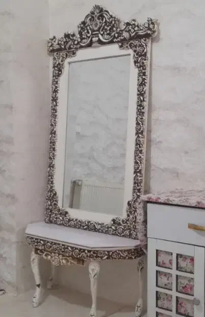 آیینه کنسول  قدی|بوفه، ویترین، کنسول|شریفآباد, |دیوار