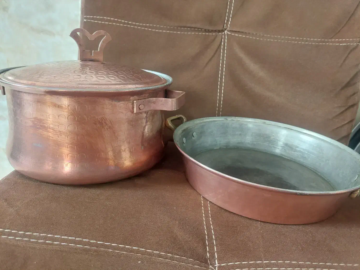 قابلمه و تابه مسی|ظروف پختوپز|همدان, |دیوار