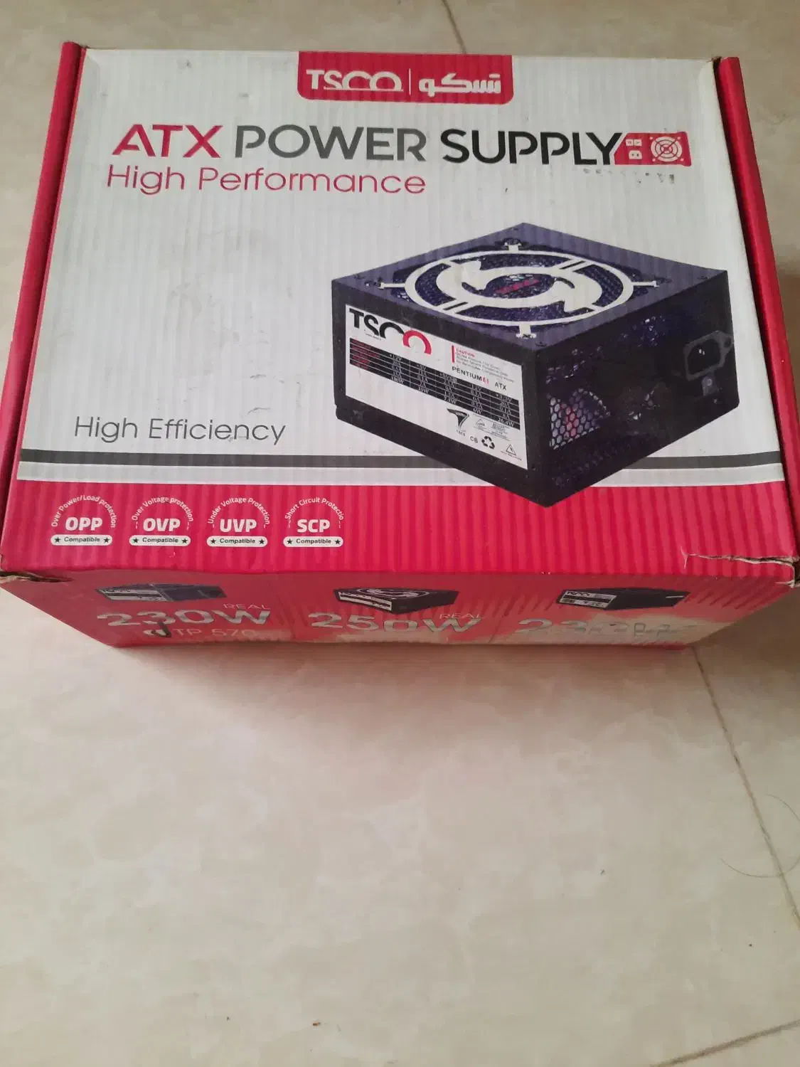 پاور تسکو مدل 570 نو اکبند|قطعات و لوازم جانبی رایانه|ساری, |دیوار