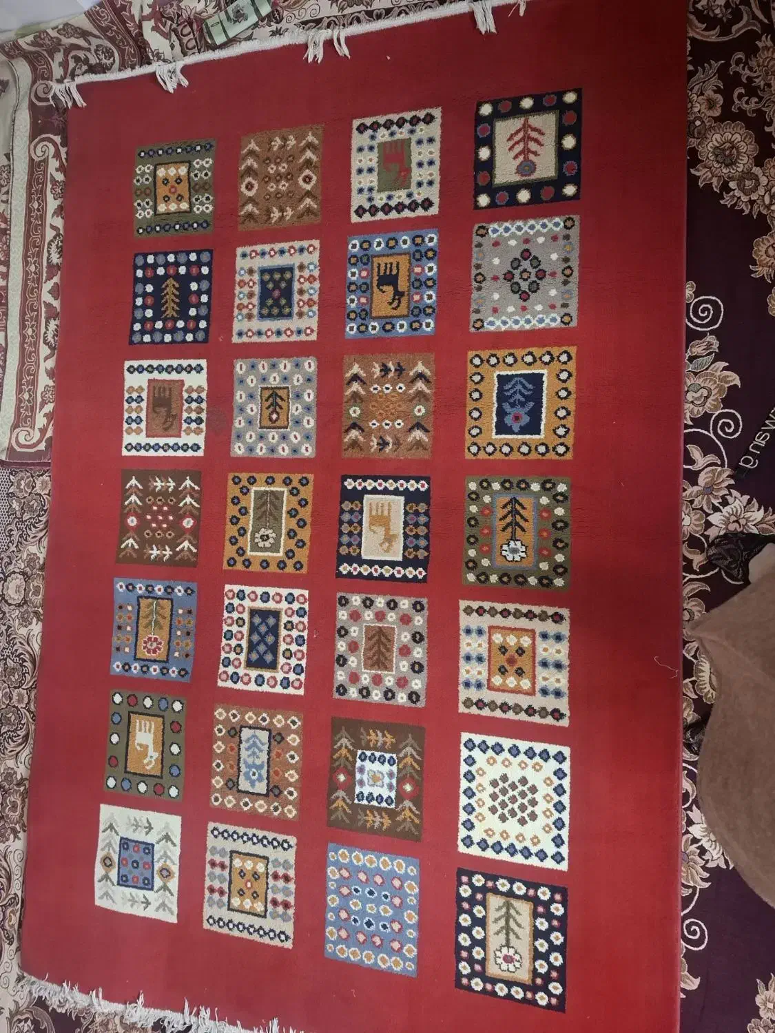 فرش زیبا و شیک|فرش|ملایر, |دیوار