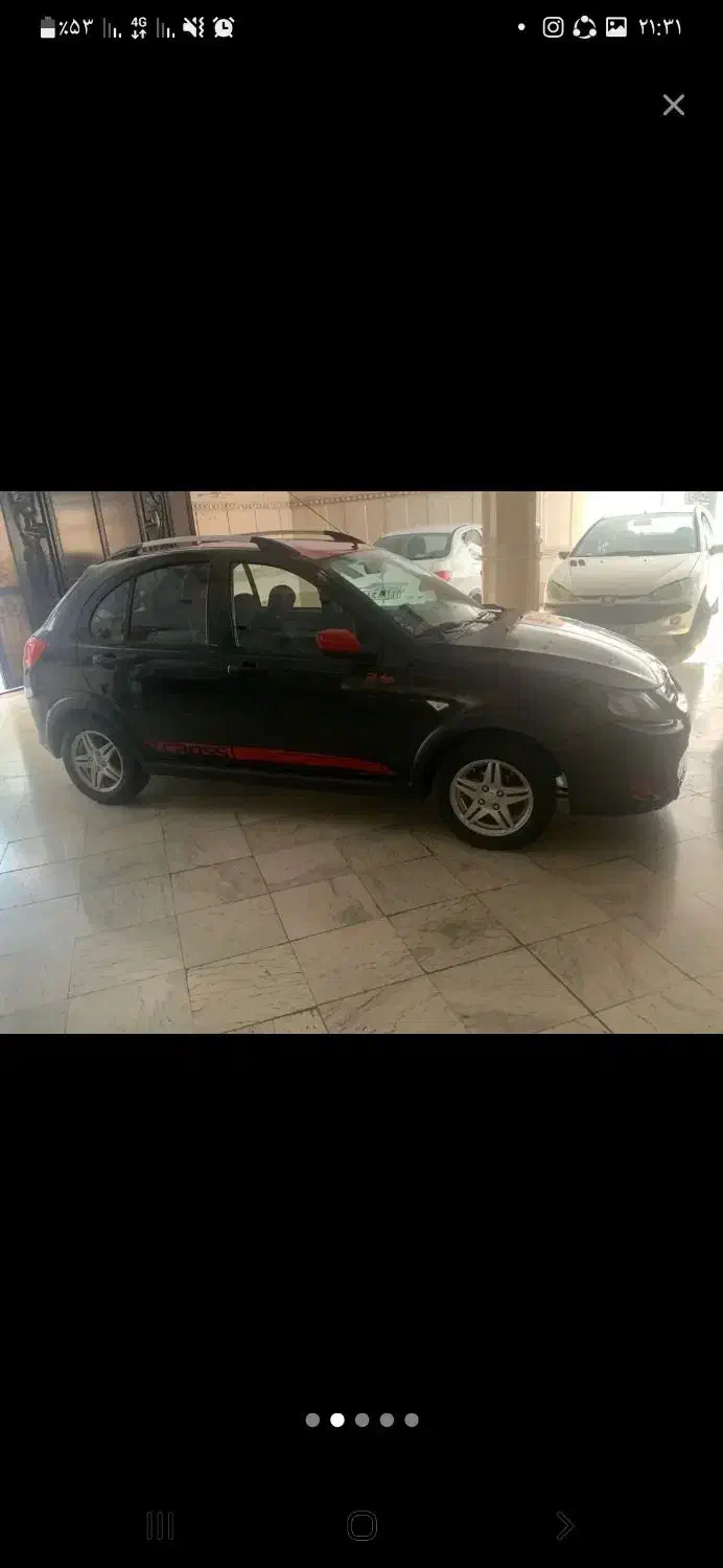 کوئیک r مشکی قرمز|خودرو سواری و وانت|رستم‌آباد, |دیوار