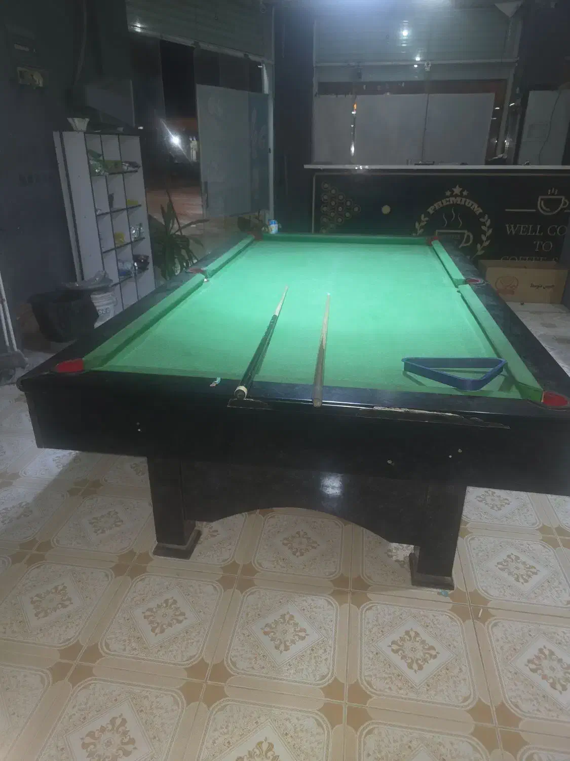 میز بیلیارد پیرامید ترک ۹ فوت سنگ ۳ تکه|ورزش‌های توپی|نورآباد ممسنی, |دیوار
