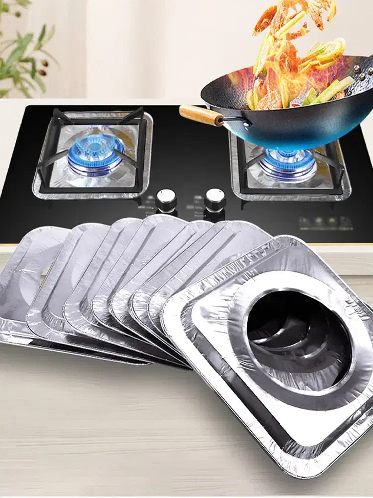 فویل قالبی اجاق گاز(بسته ده تایی)|ظروف پخت‌وپز|تهران, منیریه|دیوار