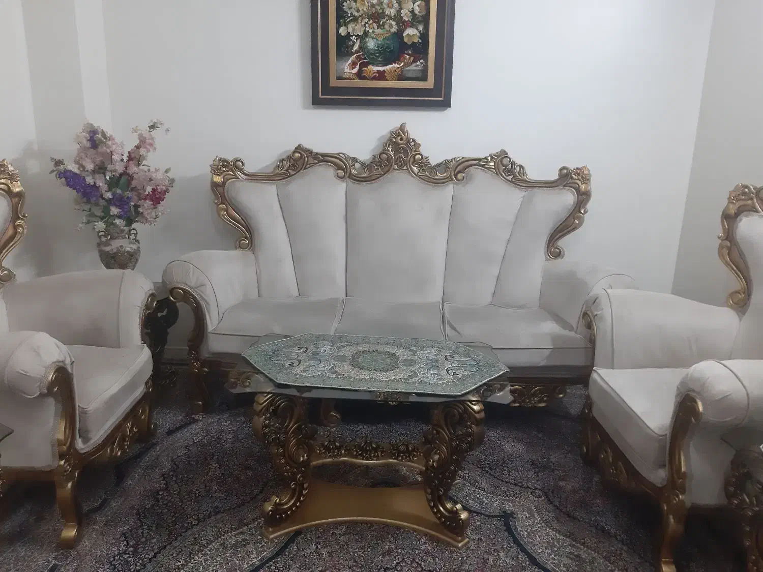 مبل استیل نه نفره|مبلمان خانگی و میز عسلی|تهران, یاخجی آباد|دیوار