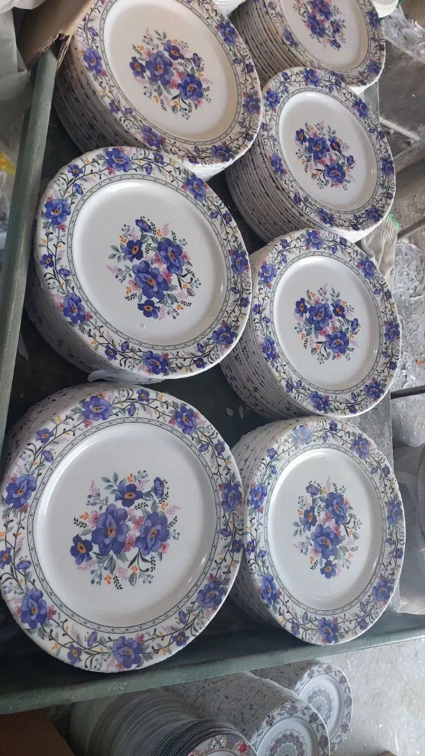 تولید عمده بشقاب تخت و بشقاب گود ملامین معمولی|ظروف سرو و پذیرایی|پاکدشت, خاتون آباد|دیوار