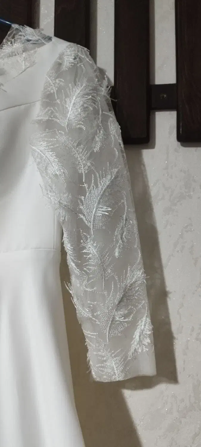 لباس عقد و یا عروسی ساتن نو سایز ۳۸ و ۴۰|لباس|رشت, جهاد|دیوار