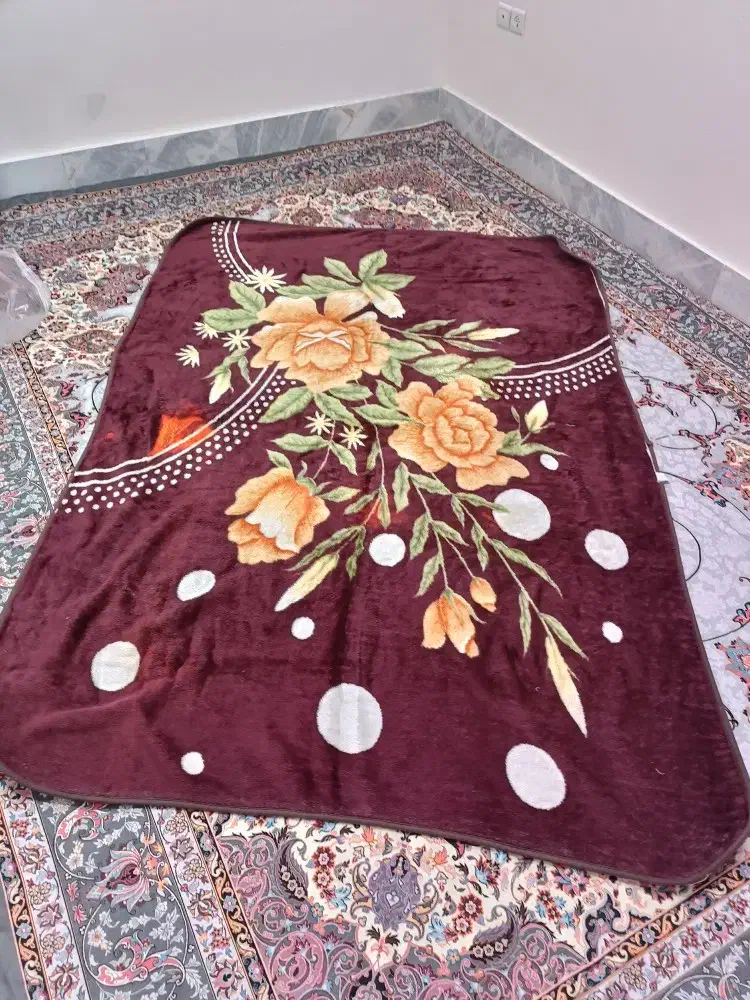 پتوی گلبافت یه نفره|رختخواب، بالش، پتو|قدس, شهرقدس|دیوار