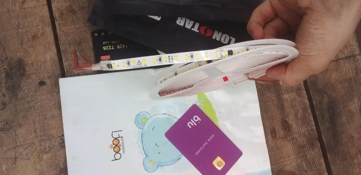 ریسه نواری LED لان استار ۱۰ متری|ریسه و چراغ تزئینی|رشت, گلسار|دیوار