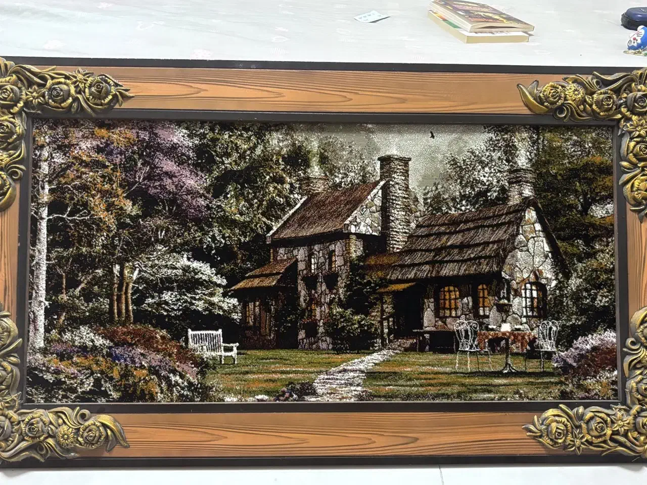 تابلو فرش ماشینی با طرح چشم نواز|تابلو فرش|اصفهان, بهارستان|دیوار