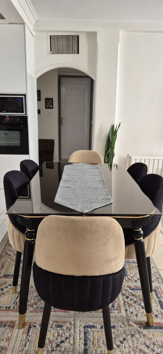 میز ناهار خوری ۶ نفره|میز و صندلی غذاخوری|اندیشه, اندیشه فاز ۴|دیوار