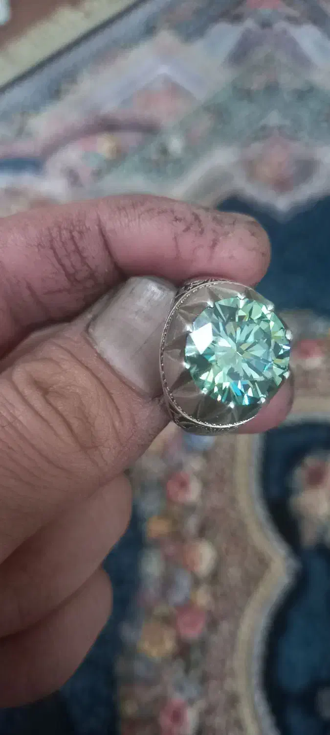 انگشتر موزانایت|جواهرات|قم, شاه ابراهیم|دیوار